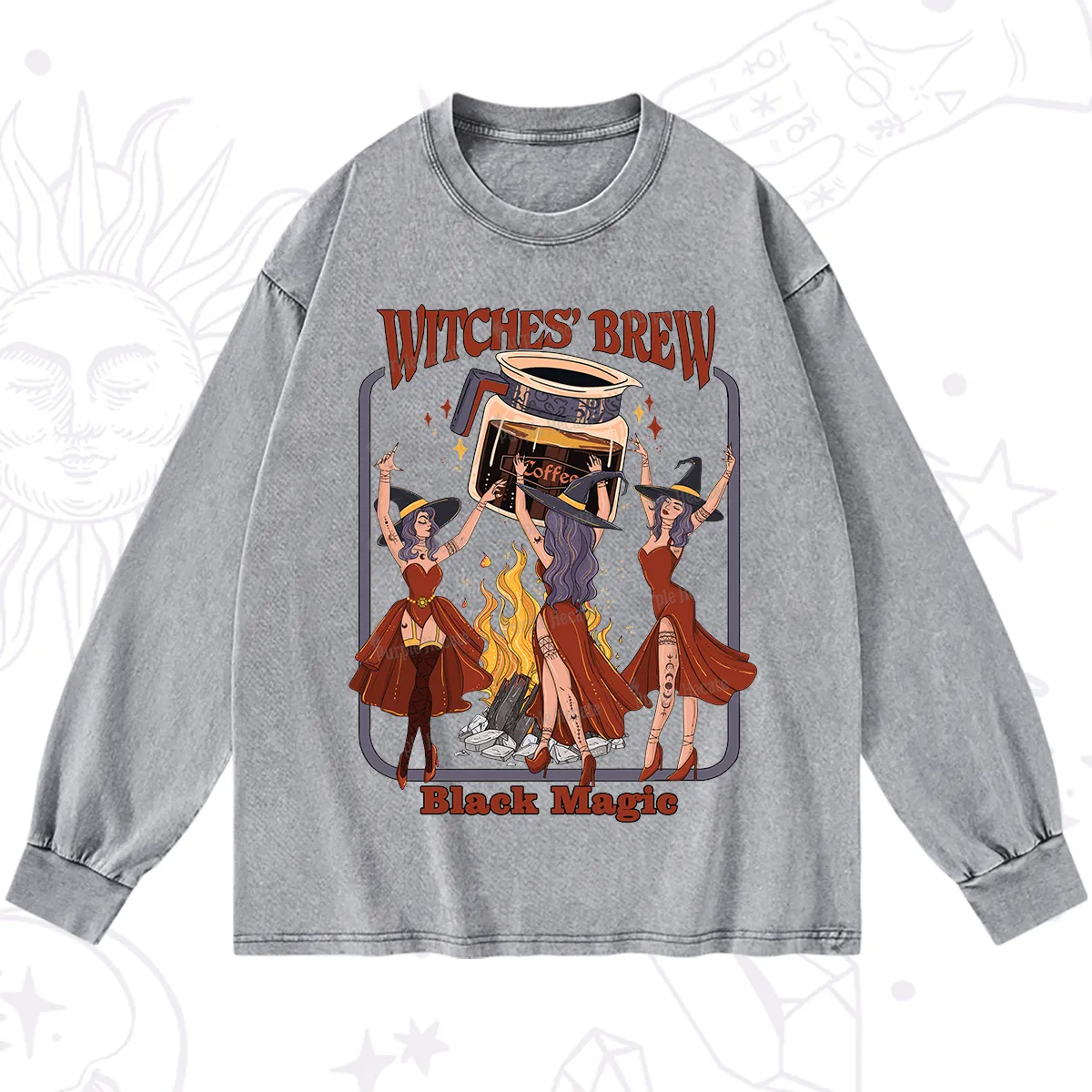 Purplehecate Witches' Brew Washed Long Sleeve Shirt