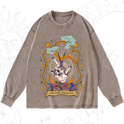 Purplehecate The Hair Magician Washed Long Sleeve Shirt