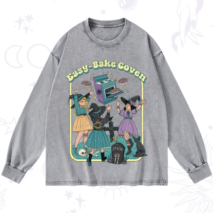 Purplehecate Easy Bake Coven Washed Long Sleeve Shirt