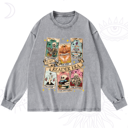 Purplehecate In My Reader Era Washed Long Sleeve Shirt