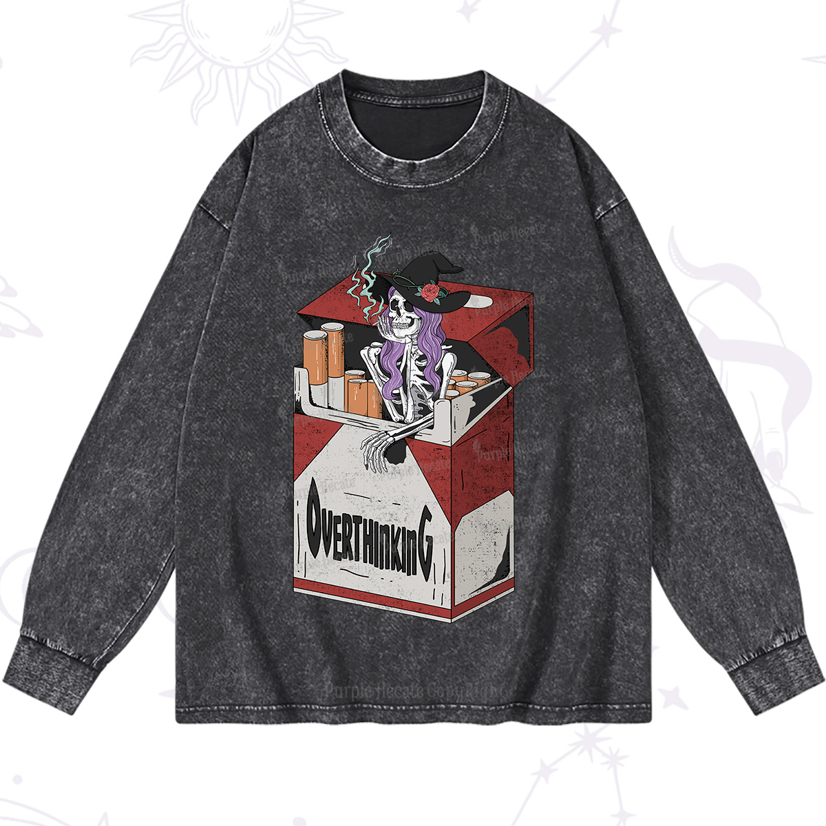 Purplehecate Overthinking Washed Long Sleeve Shirt