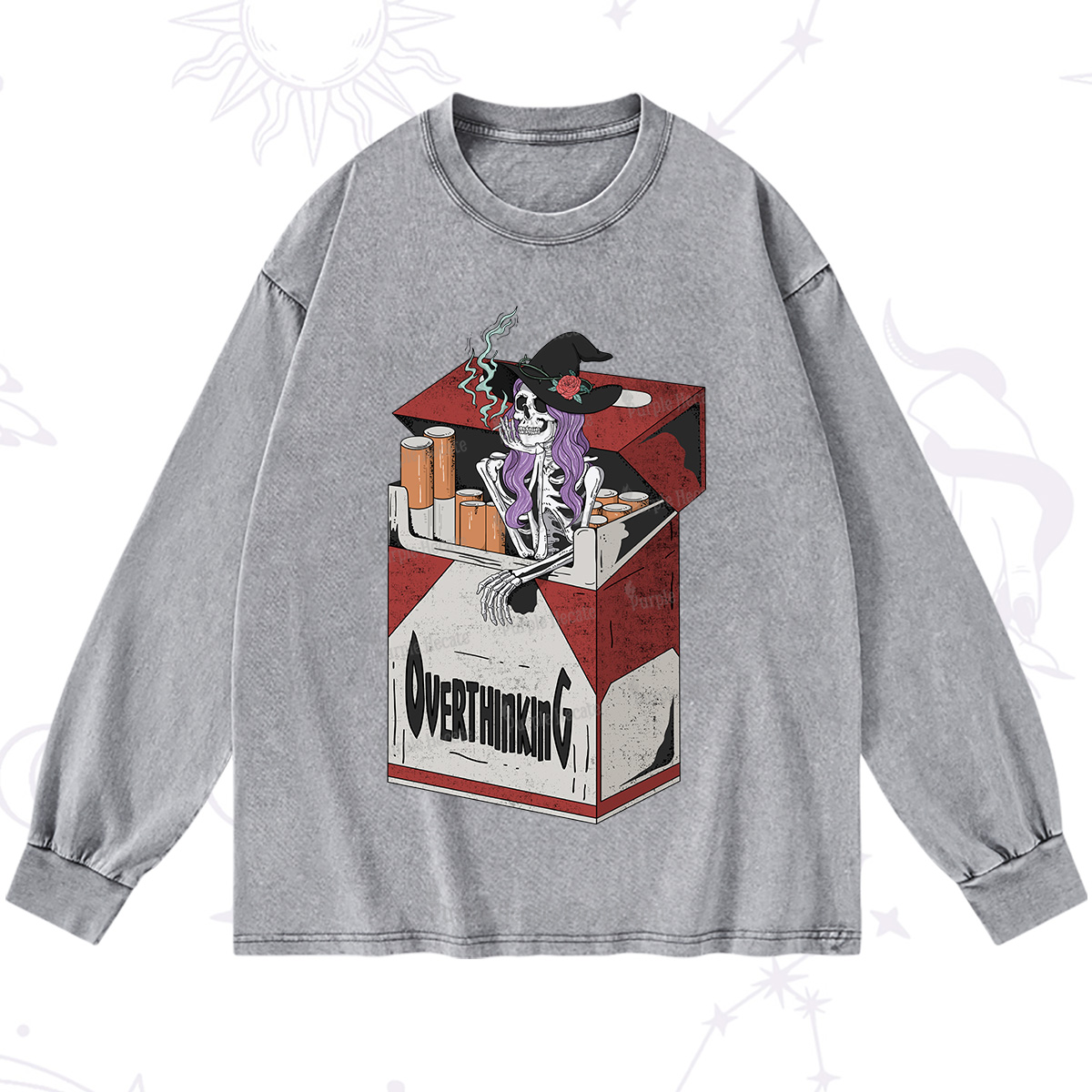 Purplehecate Overthinking Washed Long Sleeve Shirt