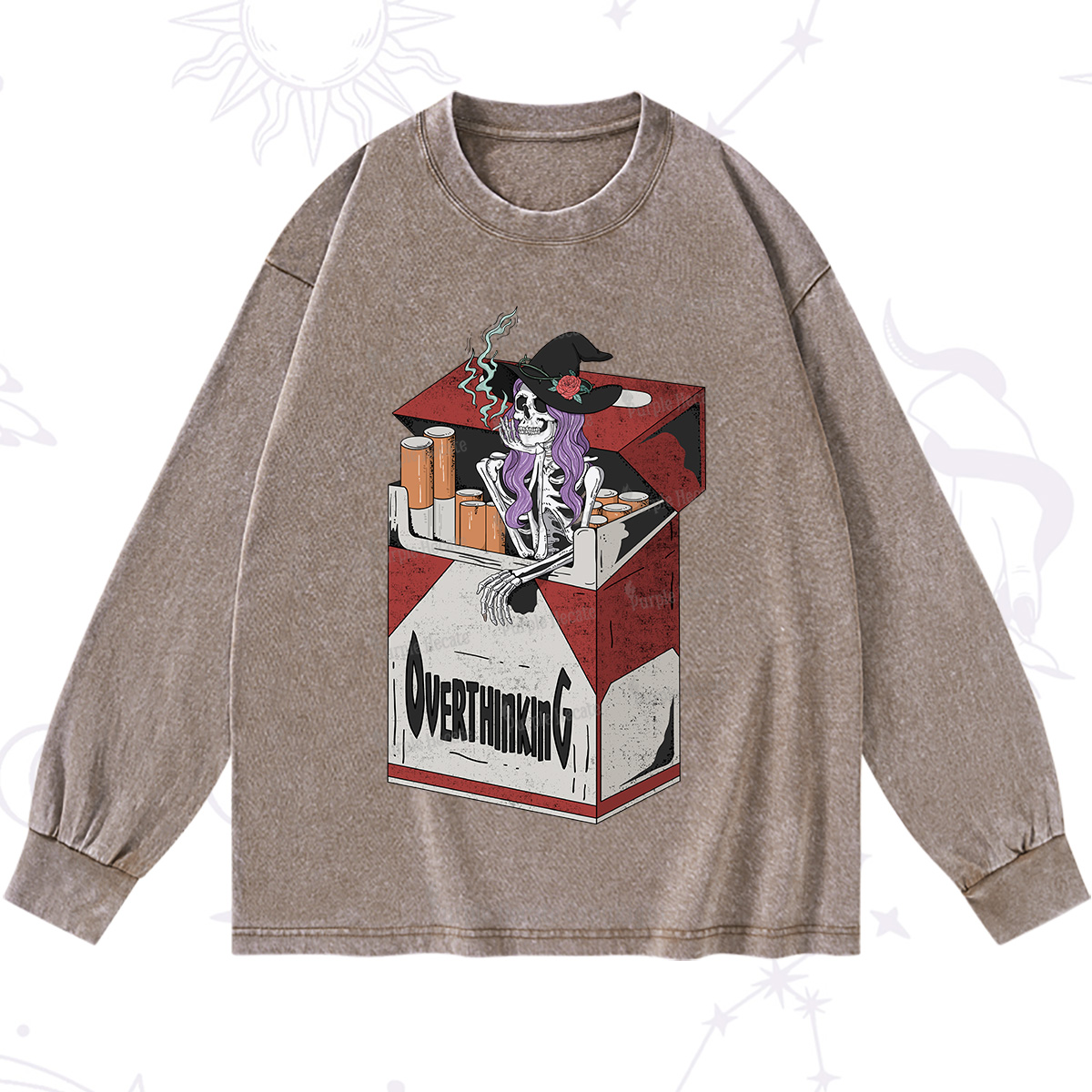 Purplehecate Overthinking Washed Long Sleeve Shirt