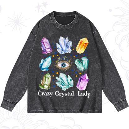 Purplehecate Crysral Lady Washed Long Sleeve Shirt
