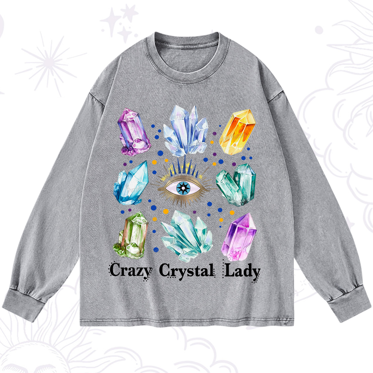 Purplehecate Crysral Lady Washed Long Sleeve Shirt