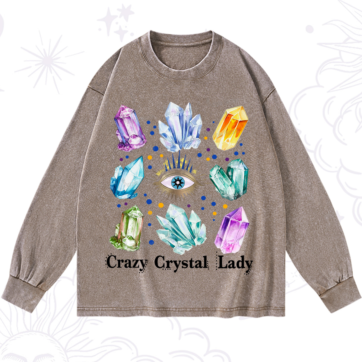 Purplehecate Crysral Lady Washed Long Sleeve Shirt