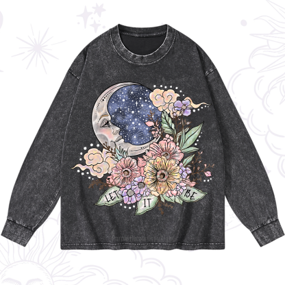 Purplehecate Let It Be Washed Long Sleeve Shirt