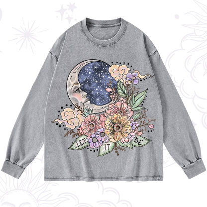 Purplehecate Let It Be Washed Long Sleeve Shirt