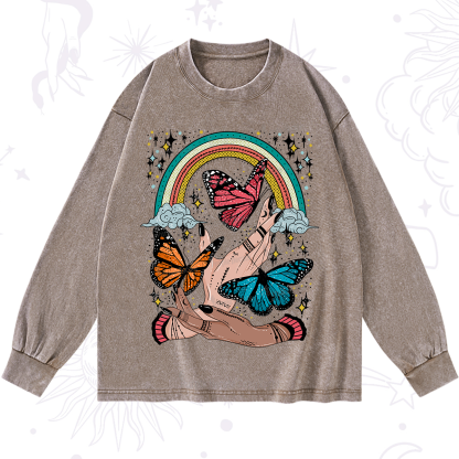 Purplehecate Metamorphoses Washed Long Sleeve Shirt