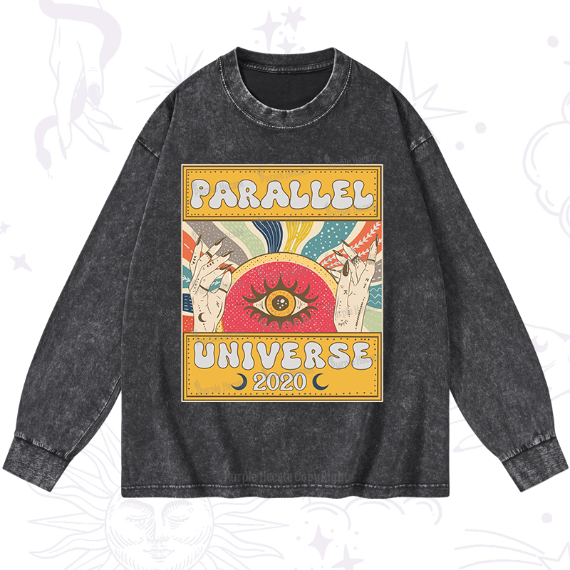 Purplehecate Parallel Universe Washed Long Sleeve Shirt