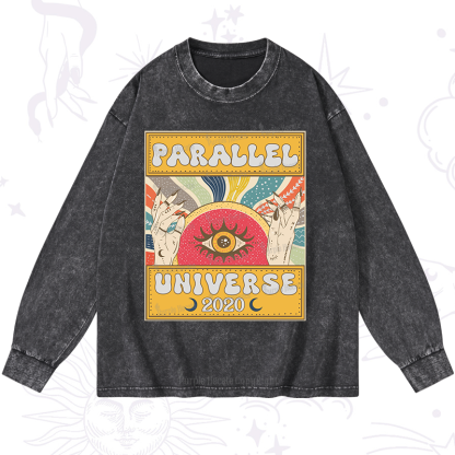 Purplehecate Parallel Universe Washed Long Sleeve Shirt