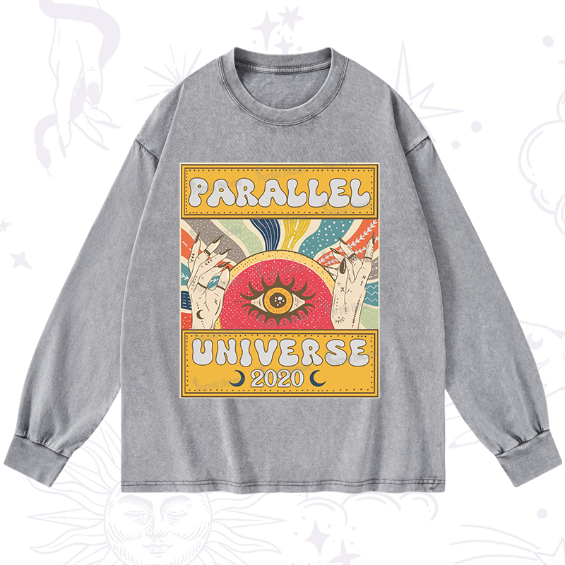 Purplehecate Parallel Universe Washed Long Sleeve Shirt