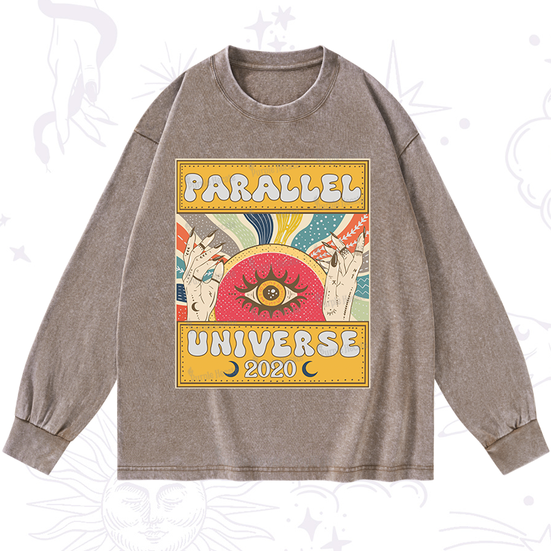 Purplehecate Parallel Universe Washed Long Sleeve Shirt
