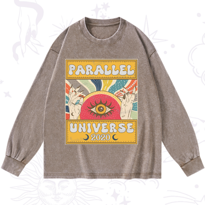 Purplehecate Parallel Universe Washed Long Sleeve Shirt