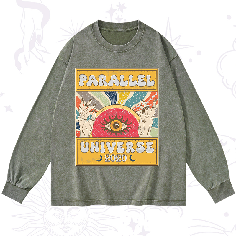 Purplehecate Parallel Universe Washed Long Sleeve Shirt