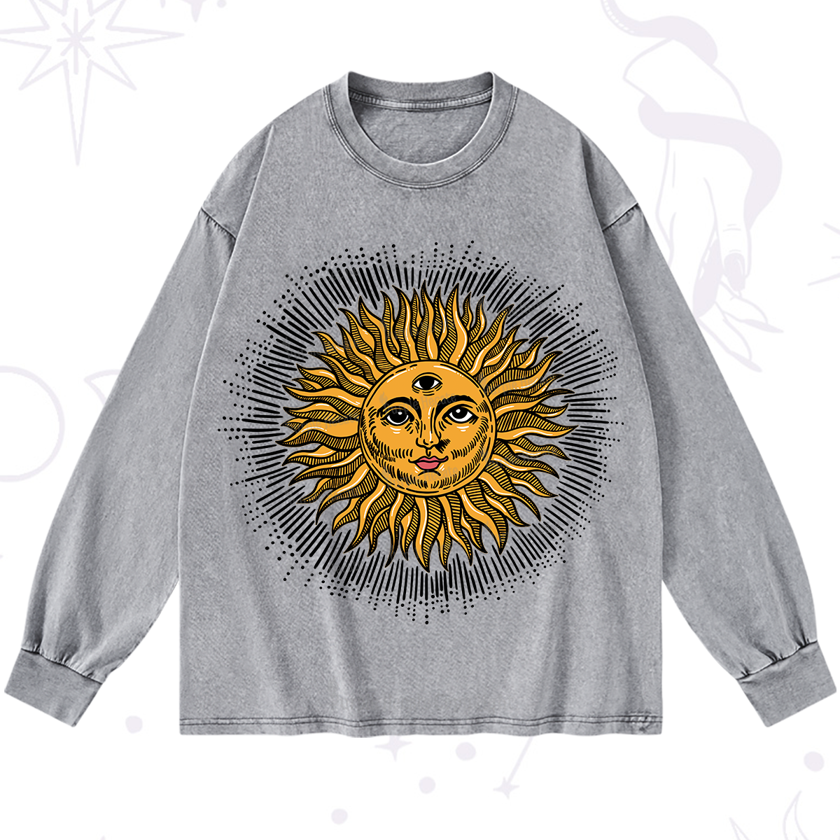 Purplehecate Sat Nam Washed Long Sleeve Shirt