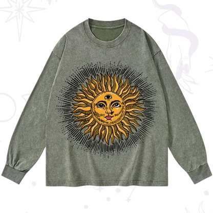 Purplehecate Sat Nam Washed Long Sleeve Shirt