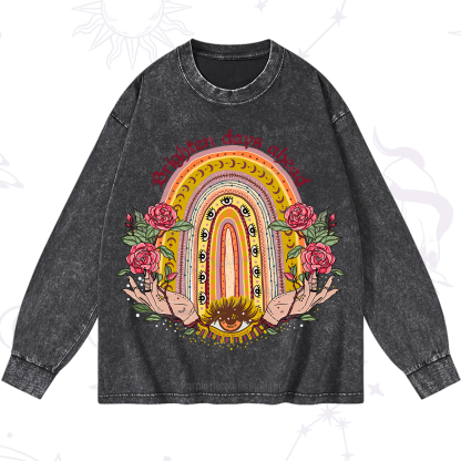 Purplehecate Brighten Days Ahead Washed Long Sleeve Shirt