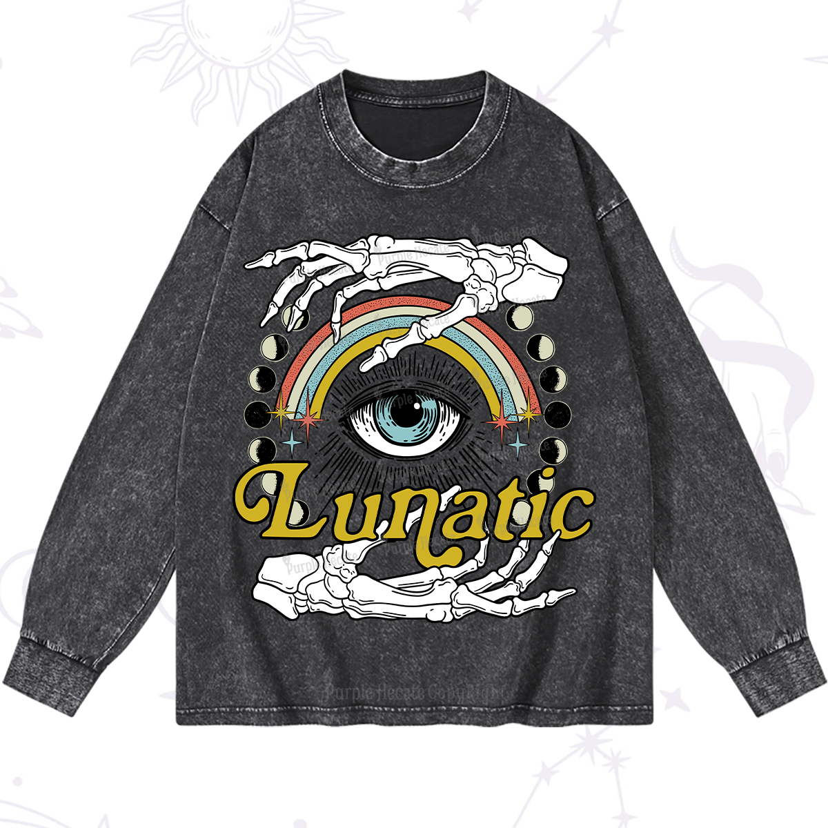 Purplehecate Lunatic Washed Long Sleeve Shirt