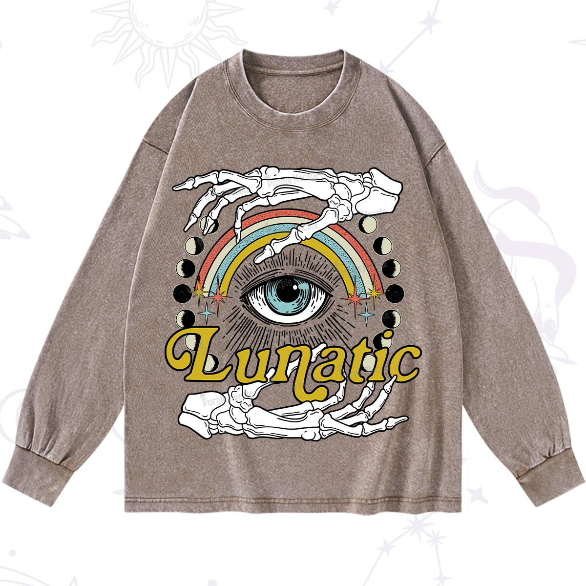Purplehecate Lunatic Washed Long Sleeve Shirt