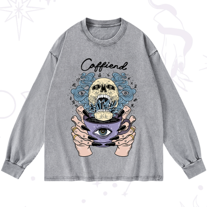 Purplehecate Caffiend Washed Long Sleeve Shirt
