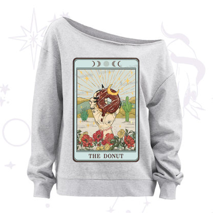 Purplehecate The Donut Tarot Off The Shoulder Sweatshirt