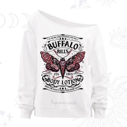 Purplehecate Moth Hunter's Lotion Off The Shoulder Sweatshirt