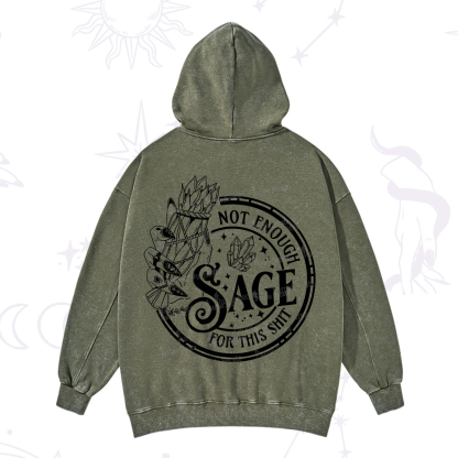 Purplehecate Not Enough Smudge for This Shit Washed Hoodie