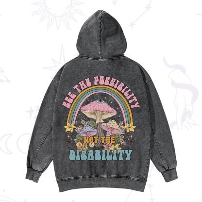 Purplehecate See The Possibility Not The Disability Washed Hoodie