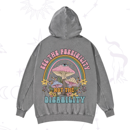 Purplehecate See The Possibility Not The Disability Washed Hoodie