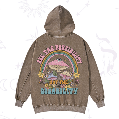 Purplehecate See The Possibility Not The Disability Washed Hoodie
