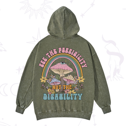 Purplehecate See The Possibility Not The Disability Washed Hoodie