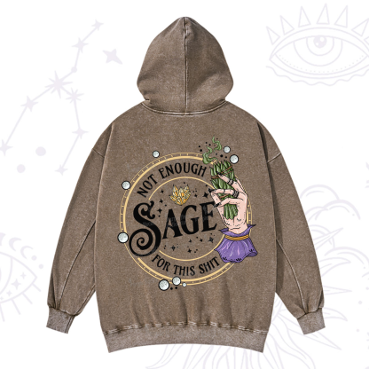 Purplehecate Not Enough Smudge for This Shit Washed Hoodie