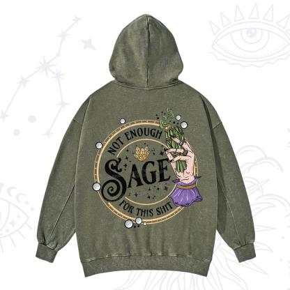 Purplehecate Not Enough Smudge for This Shit Washed Hoodie