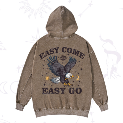 Purplehecate Easy Come Easy Go Washed Hoodie