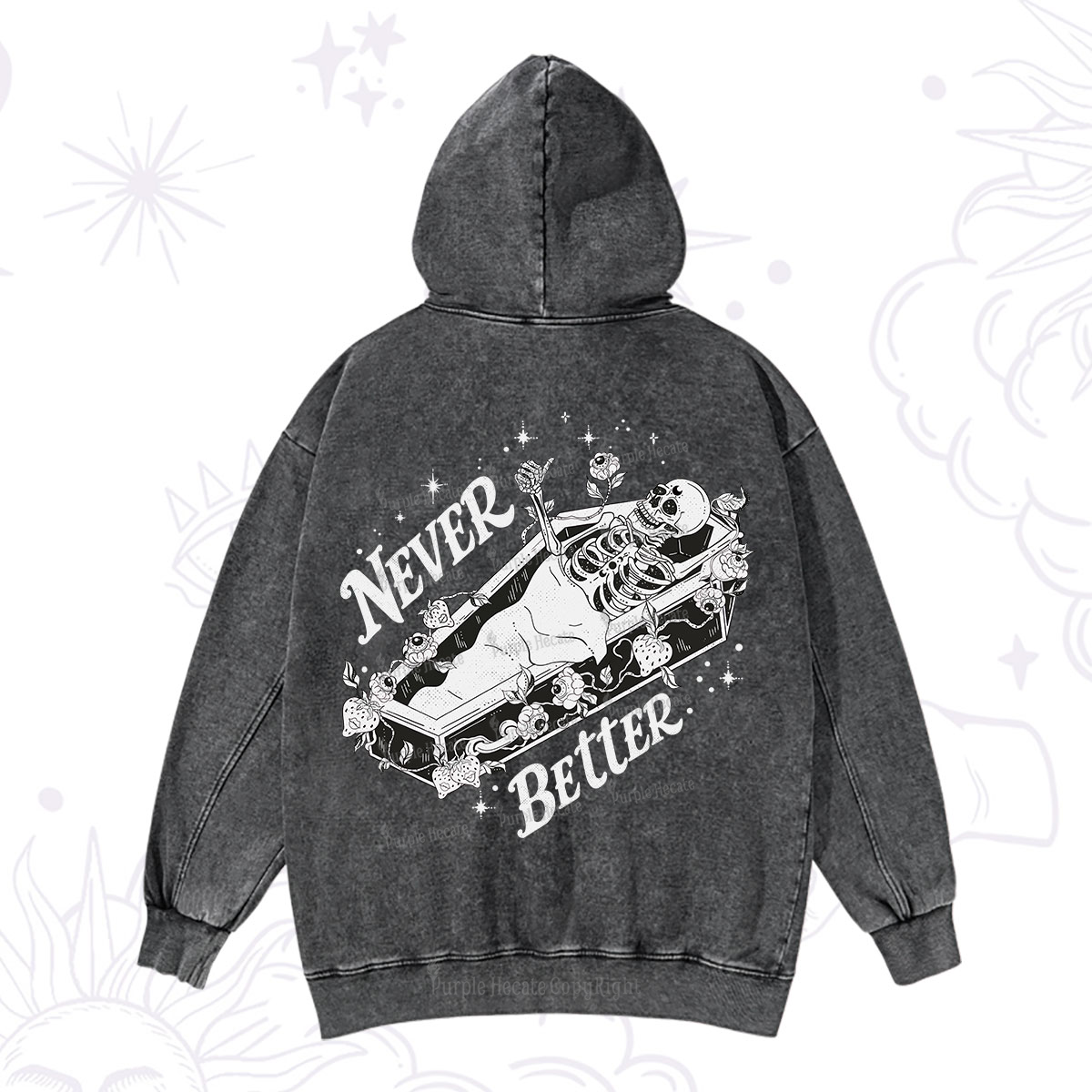 Purplehecate Never Better Washed Hoodie