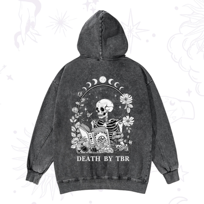 Purplehecate Death By TBR Washed Hoodie