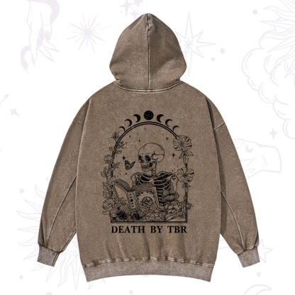 Purplehecate Death By TBR Washed Hoodie
