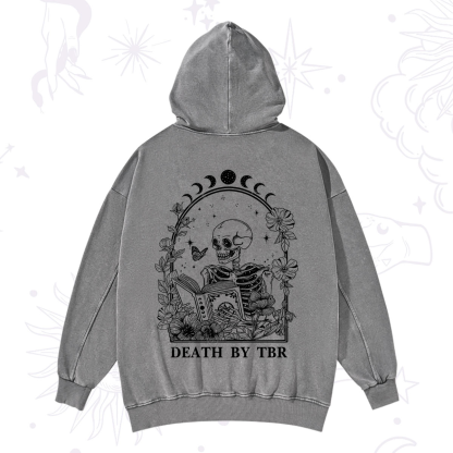 Purplehecate Death By TBR Washed Hoodie