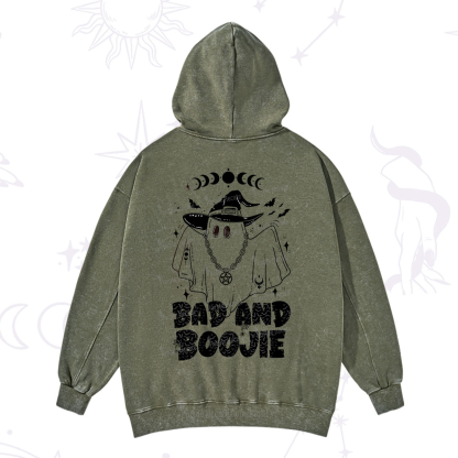 Purplehecate Bad and Boo Jee Halloween Washed Hoodie