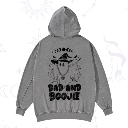 Purplehecate Bad and Boo Jee Halloween Washed Hoodie