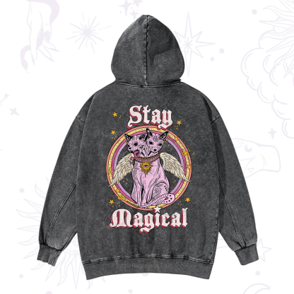 Purplehecate Stay Magical Washed Hoodie
