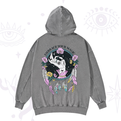 Purplehecate Embrace Your Magic Washed Hoodie