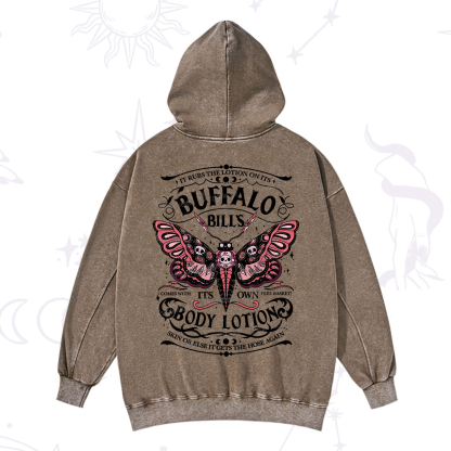 Purplehecate Buffalo Bill's Body Lotion Washed Hoodie