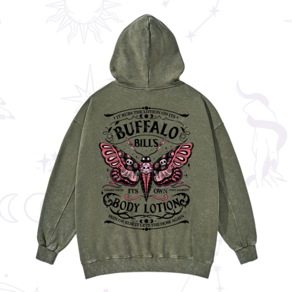 Purplehecate Buffalo Bill's Body Lotion Washed Hoodie