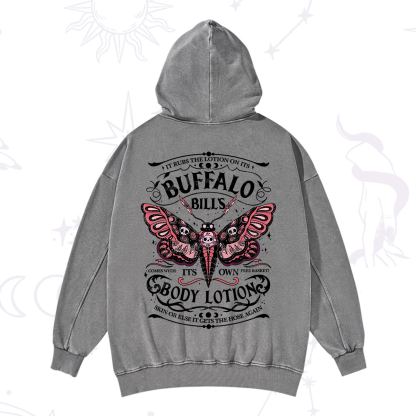 Purplehecate Buffalo Bill's Body Lotion Washed Hoodie