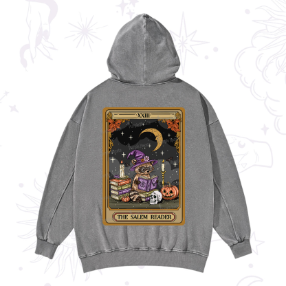 Purplehecate The Salem Reader Tarot Washed Hoodie