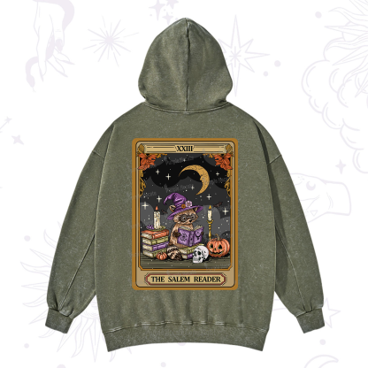 Purplehecate The Salem Reader Tarot Washed Hoodie