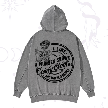 Purplehecate I Like Murder Shows Comfy Clothes And Maybe 3 People Washed Hoodie