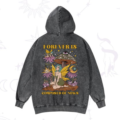 Purplehecate Forever Is Composed Of Nows Washed Hoodie